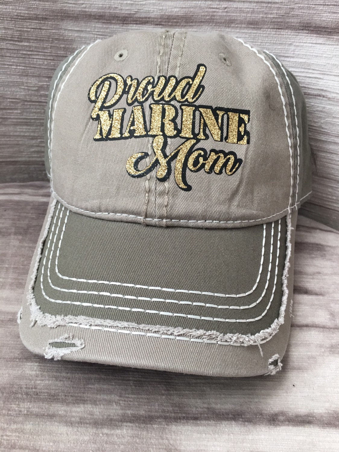 Proud Marine Mom Hat - Etsy