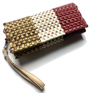 Woven Trifold Wallet
