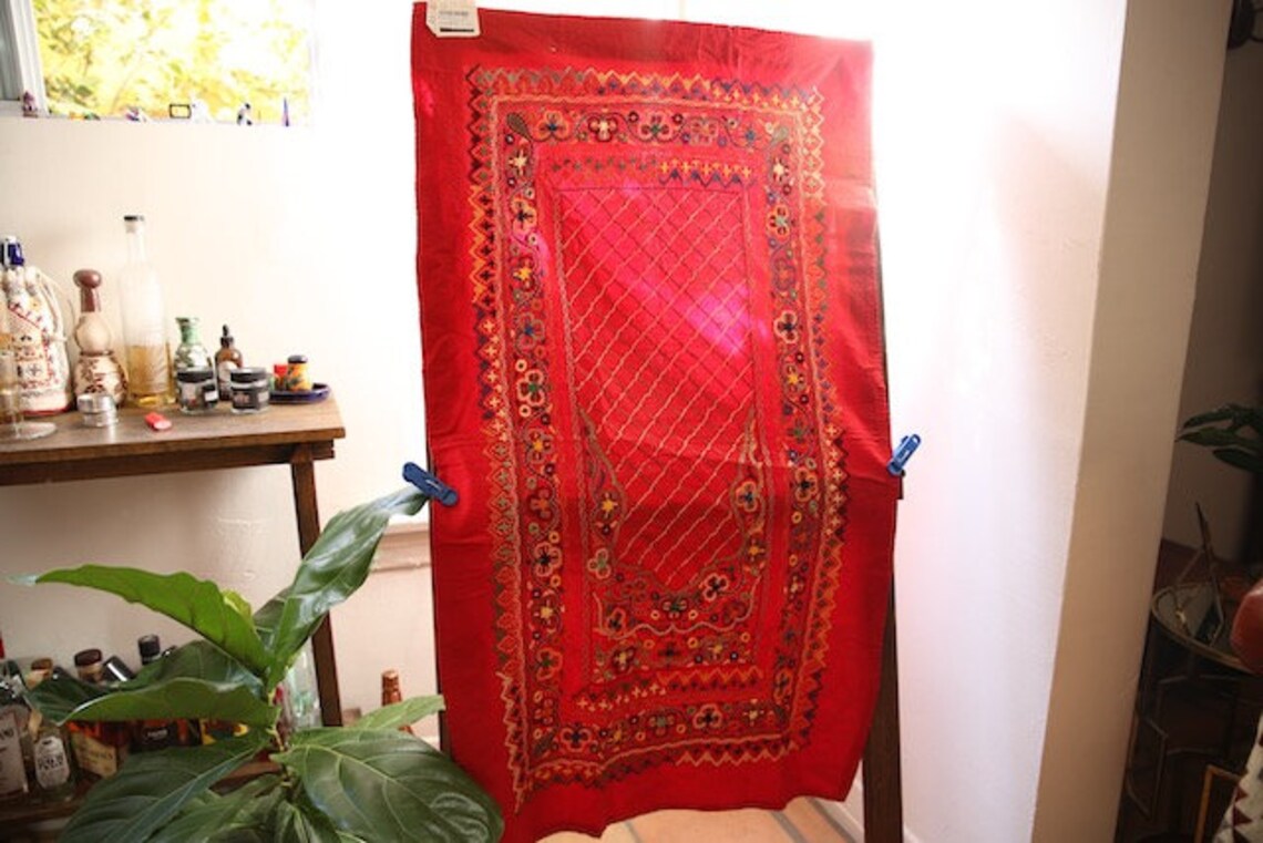 Bengali Hand Embroidered Tapestry kantha Etsy