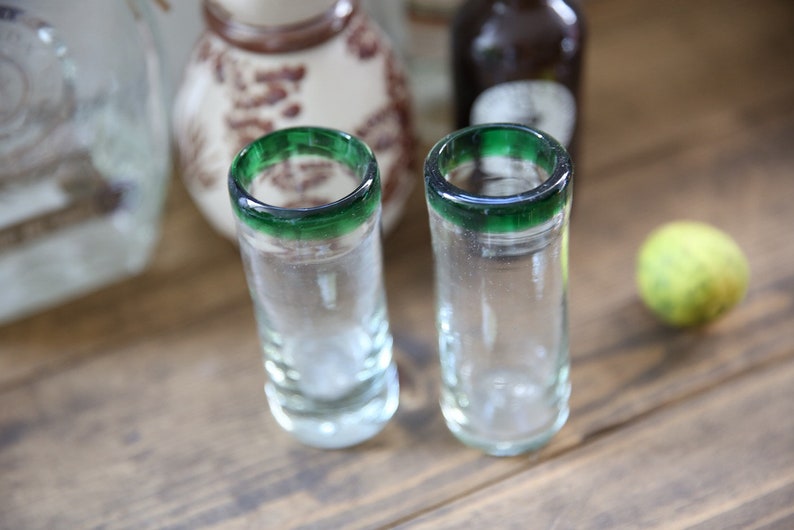 Mexican Shot Glass Set of 2 Etsy