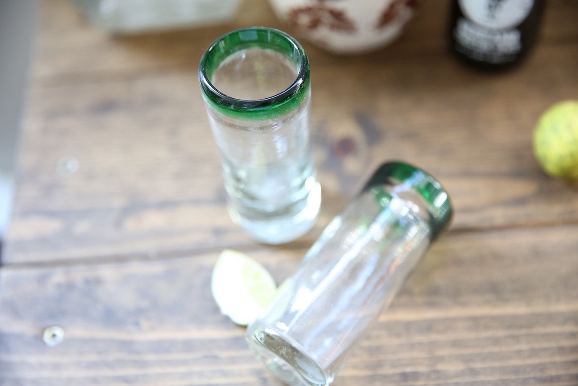 Mexican Shot Glass Set of 2 Etsy