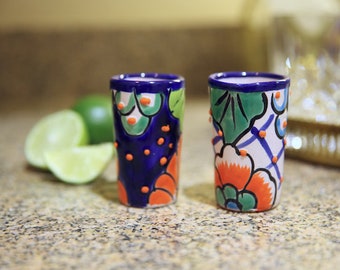 Talavera Shot Glass Set of 2