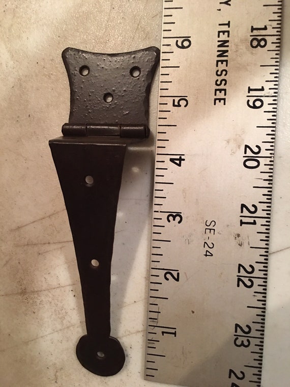Large Heavy Gauge Folded Outside Mount (cranked) Half Strap Hinges