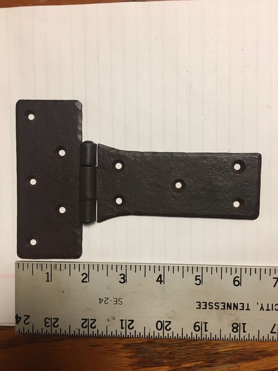 Hand forged 11 gauge T-hinge