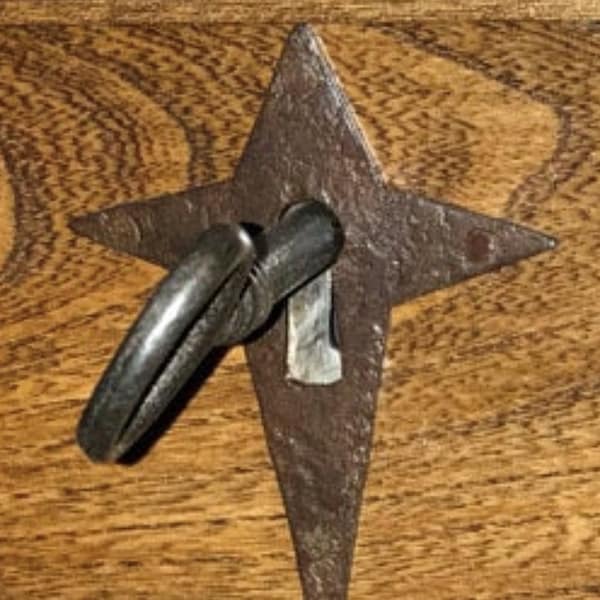 Hand Made Morning Star Escutcheon/ Keyhole Cover