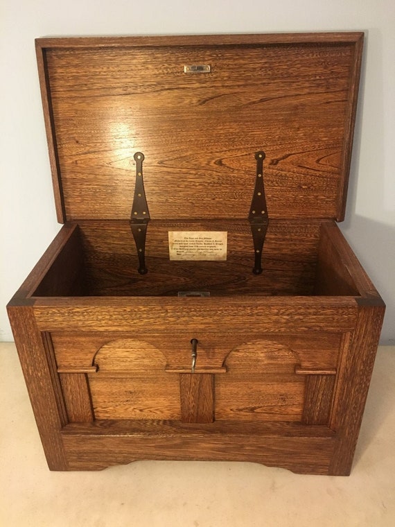 16th-18th Century Antique Reproduction Large 5" (HEAVY Ga.) Full Inside Mount (cranked) Strap Hinges for Trunks, Chests and Boxes