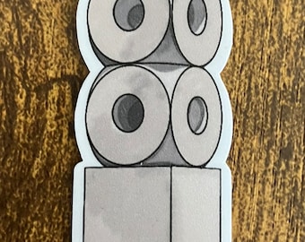 May include: A white sticker with a gray and black illustration of a stylized "Zoo" with the words "St. Louis" at the bottom.