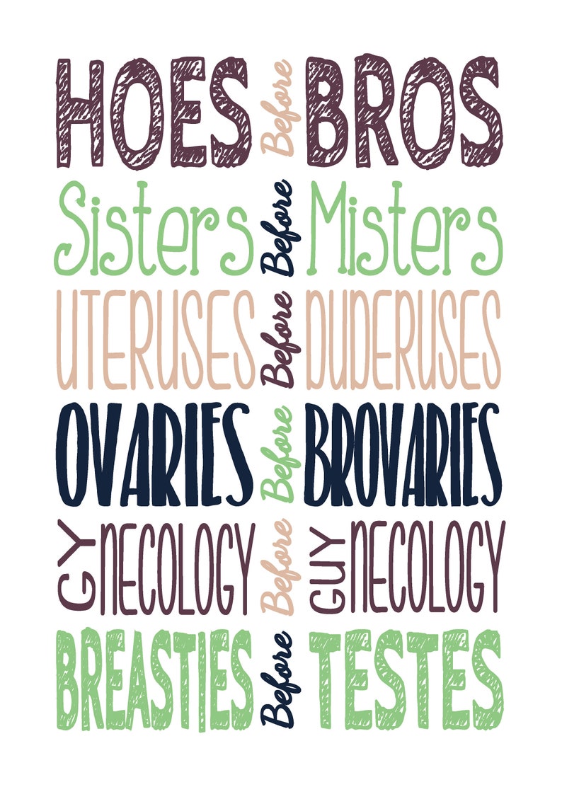 Hoes Before Bros Etsy
