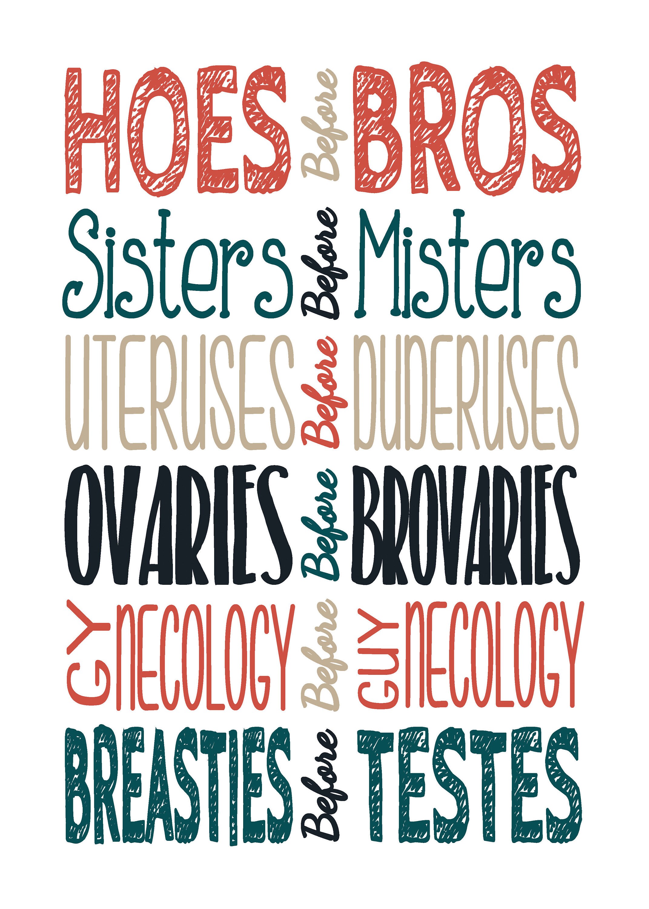 Hoes Before Bros Etsy