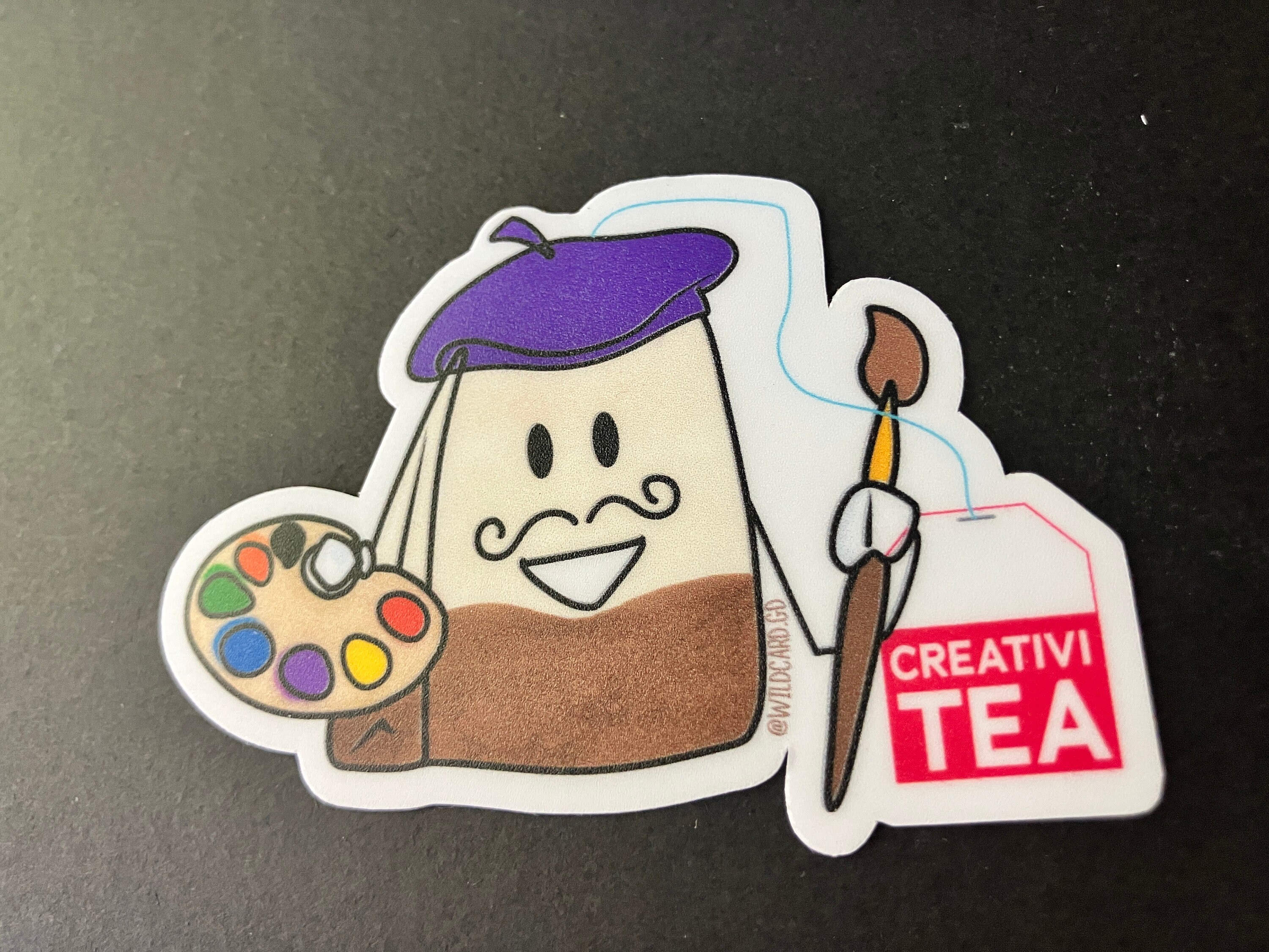 Punny Tea Sticker Set: Equalitea, Creativitea, Anxietea, Craftea ...