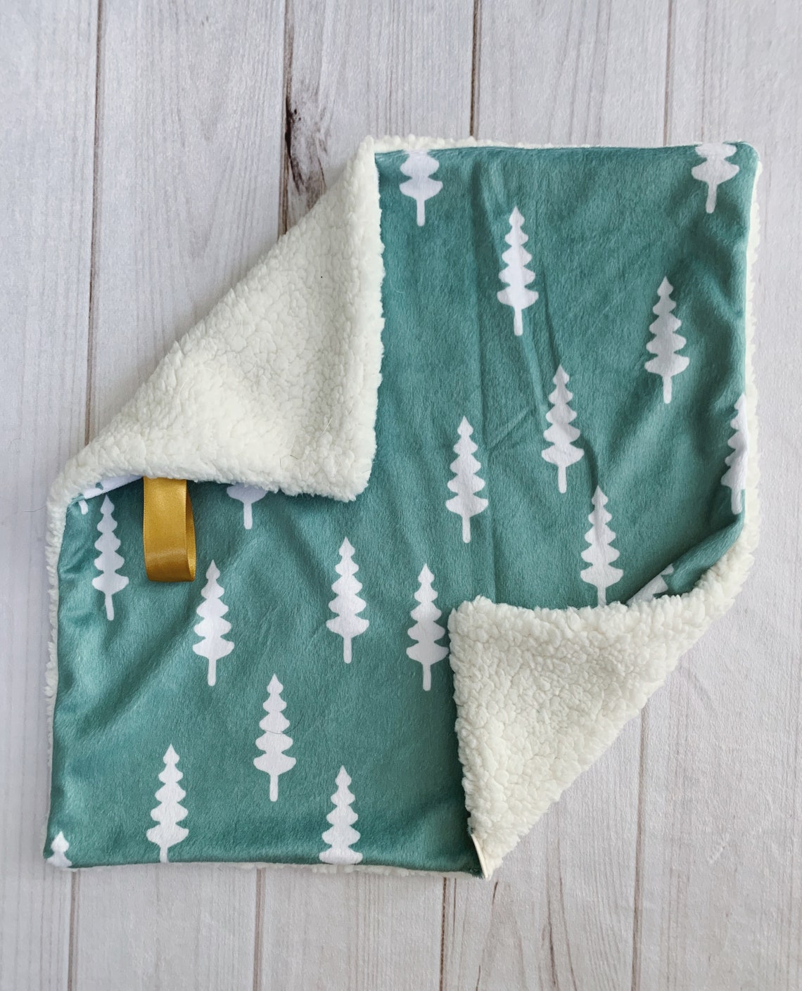 Pine Tree Lovey Blanket, Baby Blanket, Tree Blanket Etsy