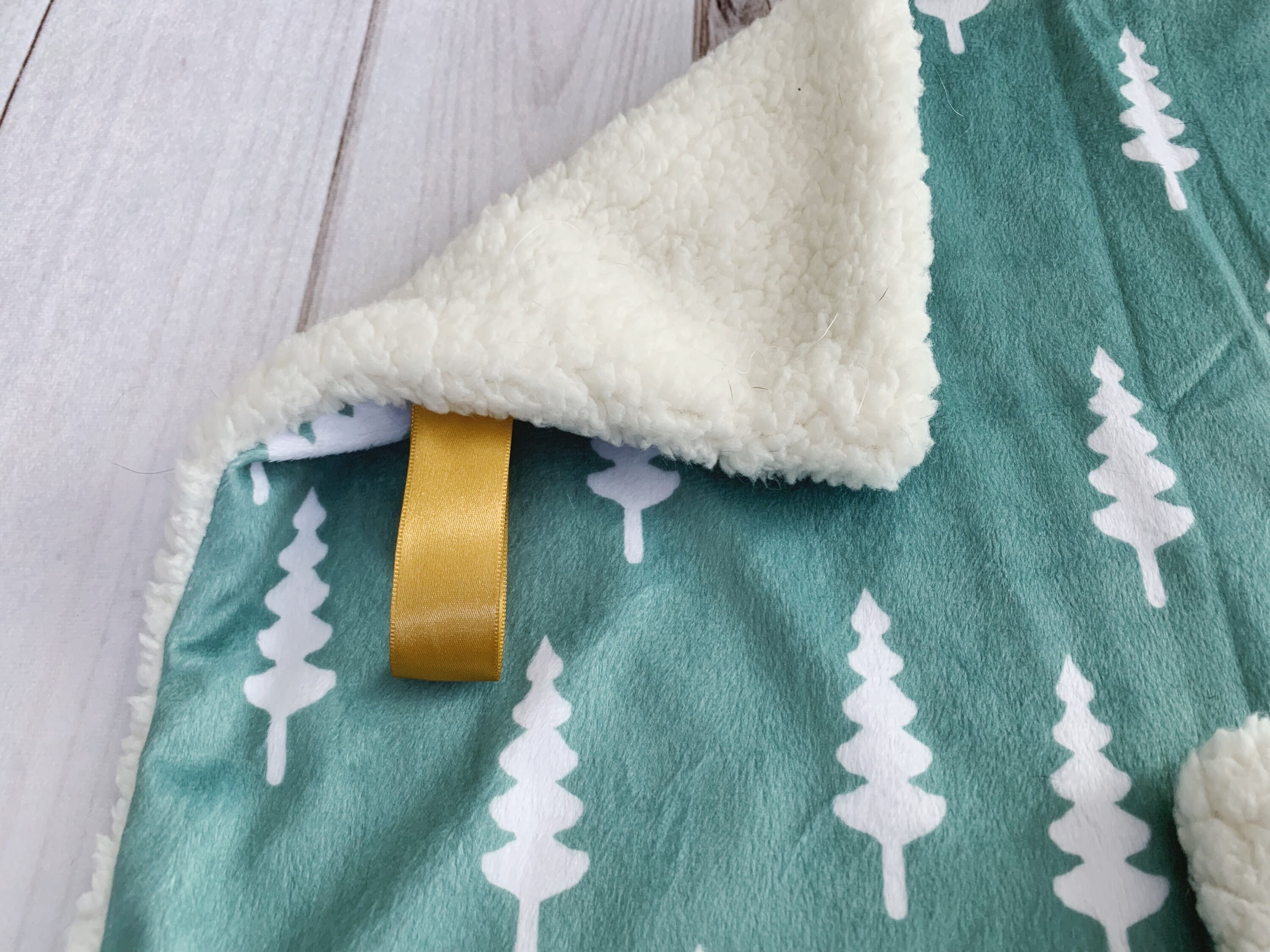 Pine Tree Lovey Blanket, Baby Blanket, Tree Blanket Etsy