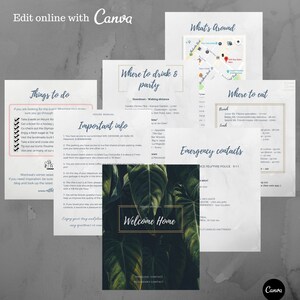 Airbnb Manual Template 7 pages - For all Vacation Rentals