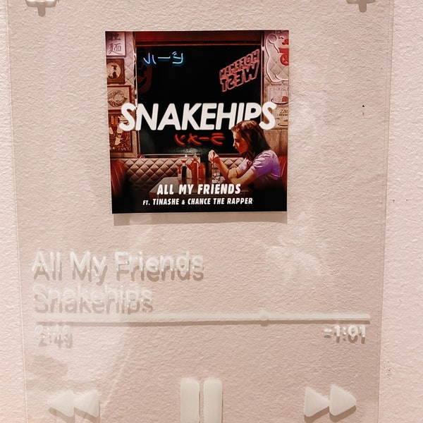 Custom Glass Album Cover Etsy