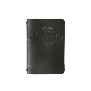 Personalized Leather Journal Refillable 5x7, Made in the USA with Full Grain Leather San Tan Leather image 7