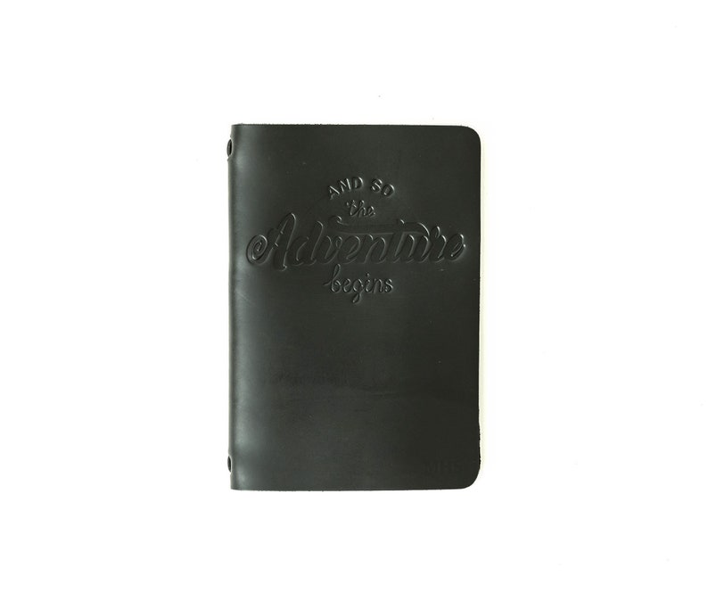 Personalized Leather Journal Refillable 5x7, Made in the USA with Full Grain Leather San Tan Leather image 7