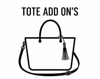 Leather Tote Bag Upgrades Only (tote sold separately)