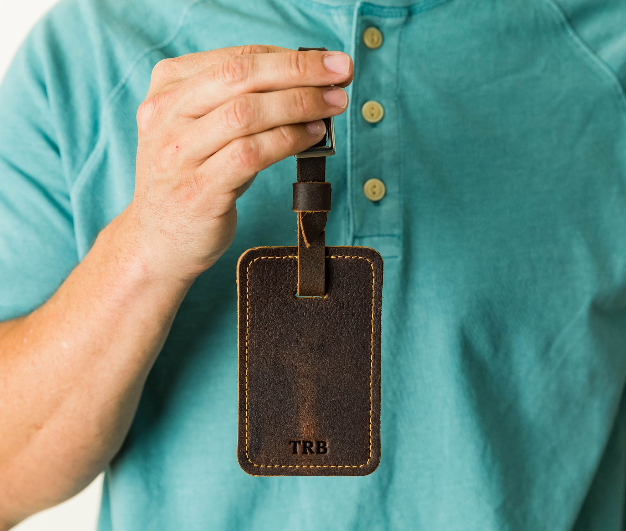 Leather Luggage Tag Personalized Luggage Tags Leather Etsy