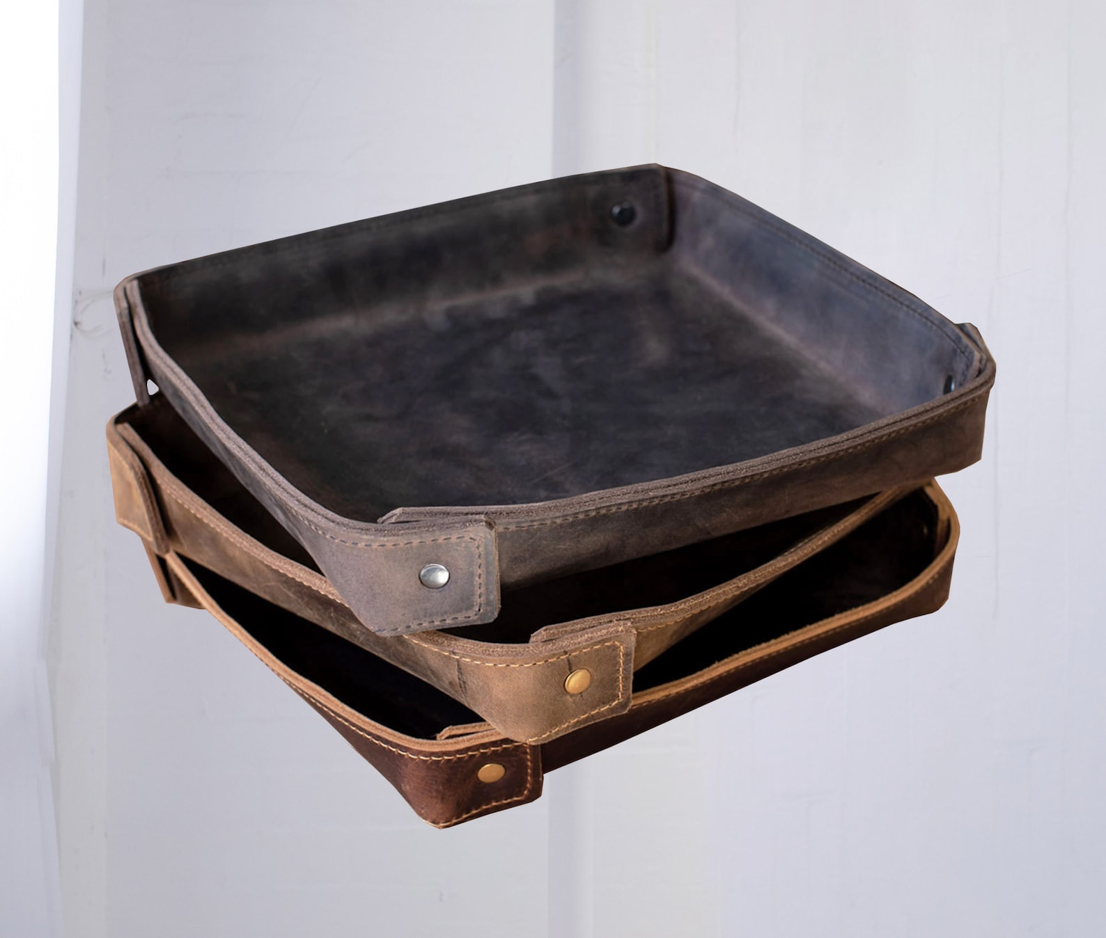 Personalized Leather Valet Tray Gift for Men Monogrammed Valet Etsy