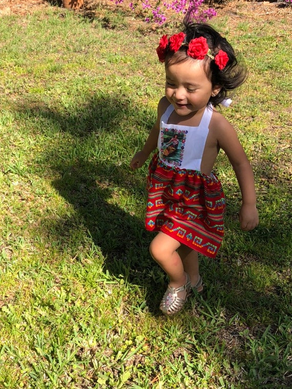 baby girl mexican fiesta dress