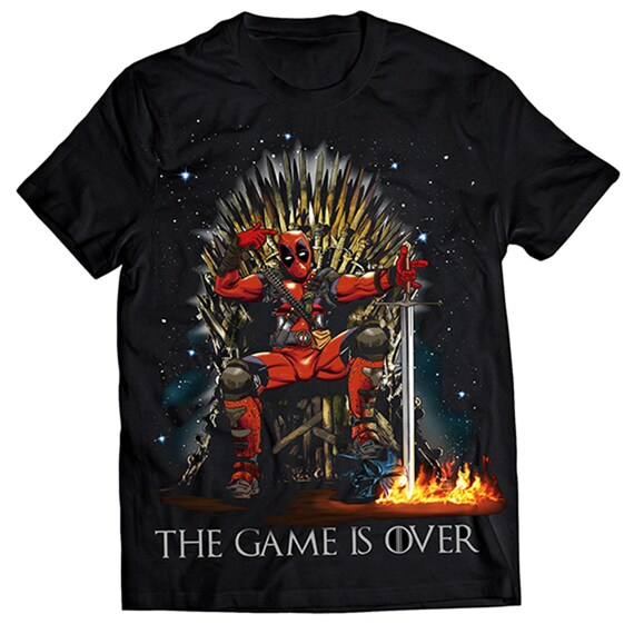 Game of thrones shirt deadpool shirt dead pool sitting on | Etsy
