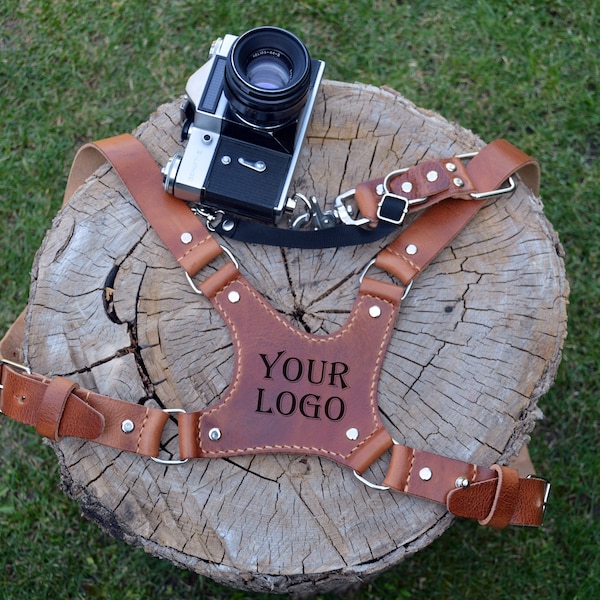 Personalized Camera Strap Adjustable Harness for DSLR or SLR camera Custom Engraved Gift for Photographer gear