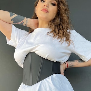 Corsage back lacing, Renaissance corset, cosplay corset belt, Edwardian corset, individual corset top, made to order, custom made corset