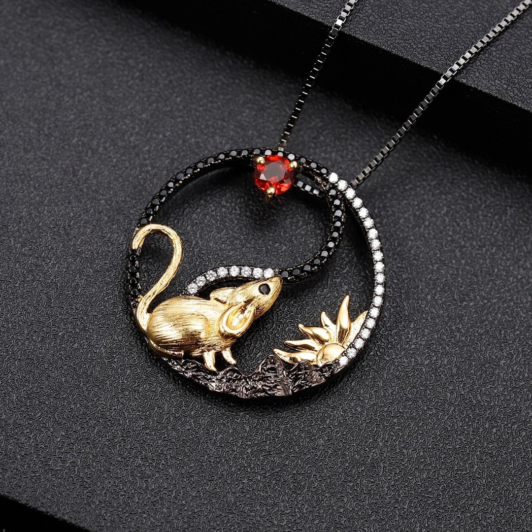 Natural Zodiac Necklace for Women Genuine 925 Sterling Etsy