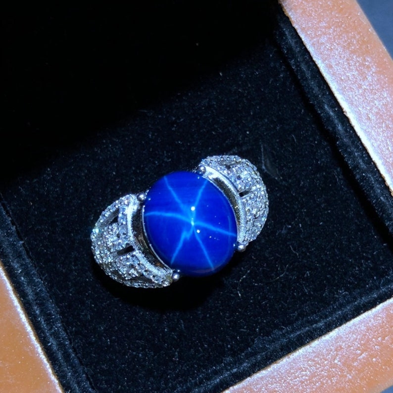 women star sapphire ring