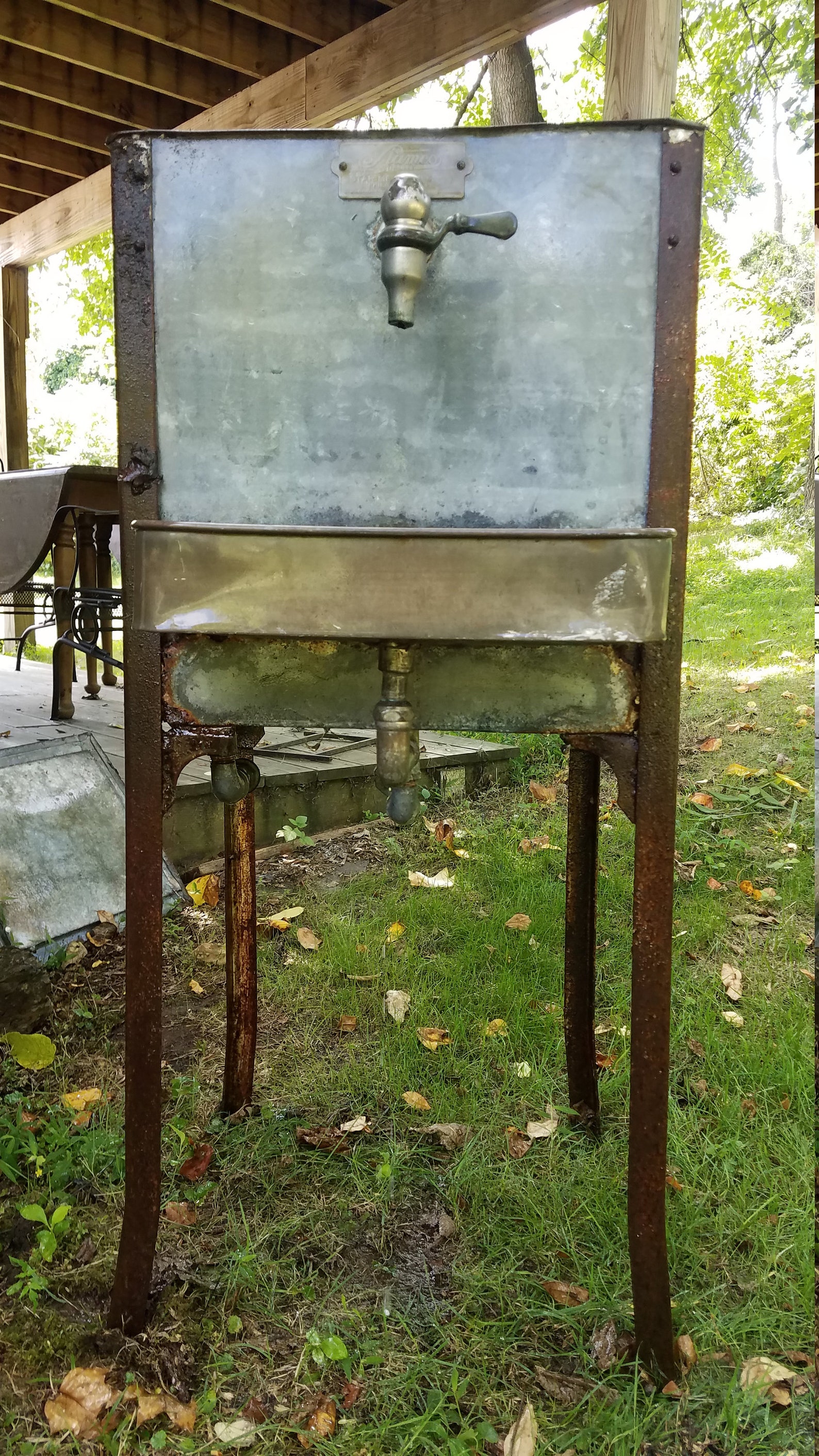 Antique Water Cooler Metal Etsy