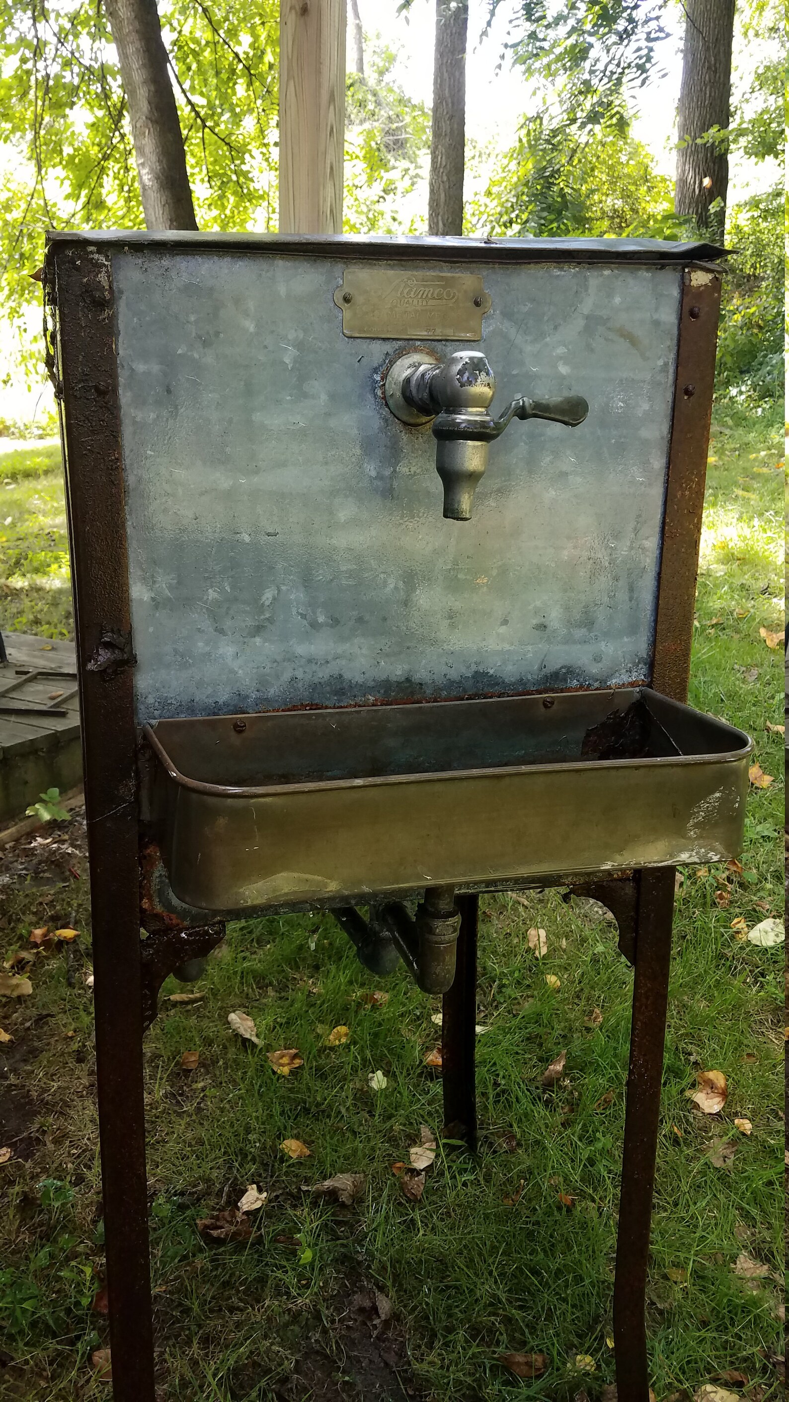 Antique Water Cooler Metal Etsy