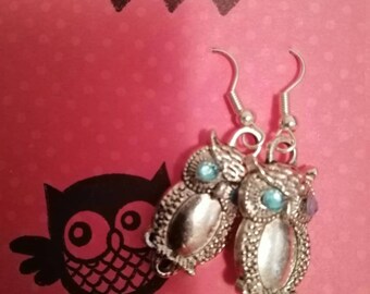 Earrings Owl Medium