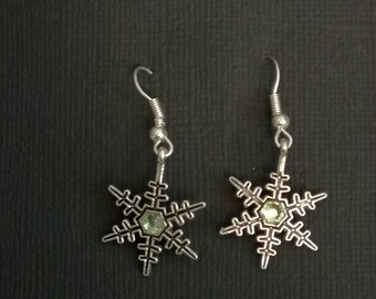 Snowflake Earrings silver