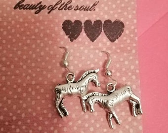 Earrings Horses