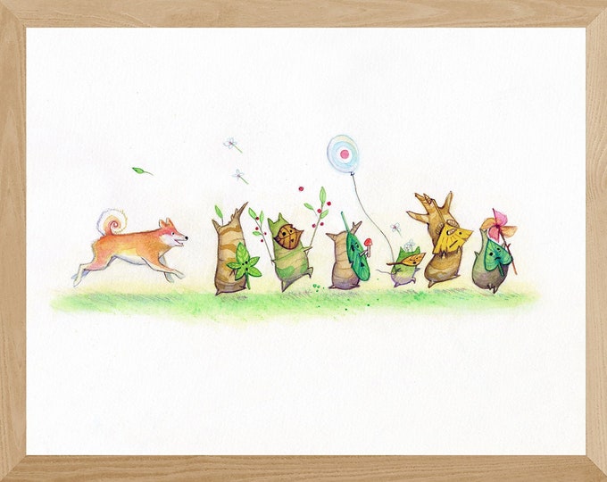 Zelda Korok Wall Decor Living Room Wall Art Geek Art Fan Etsy