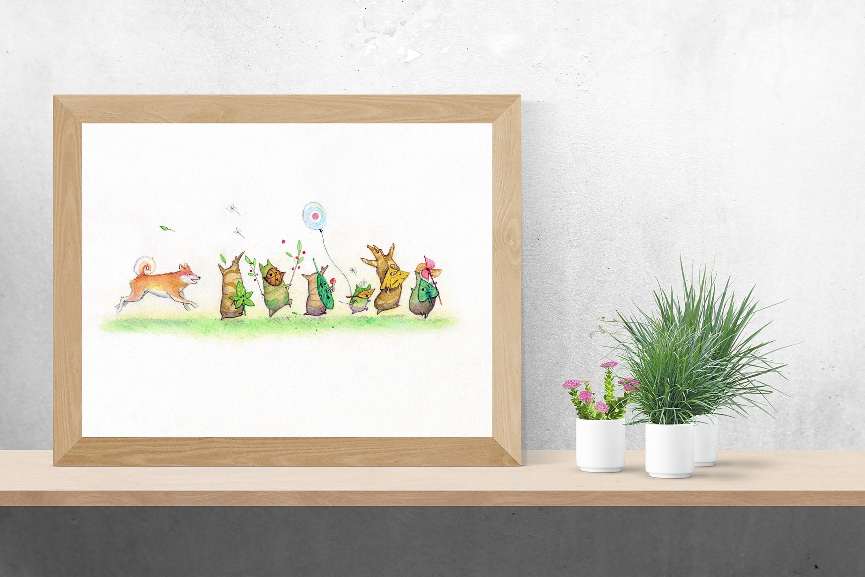 Zelda Korok Wall decor living room wall art Geek Art Fan Etsy