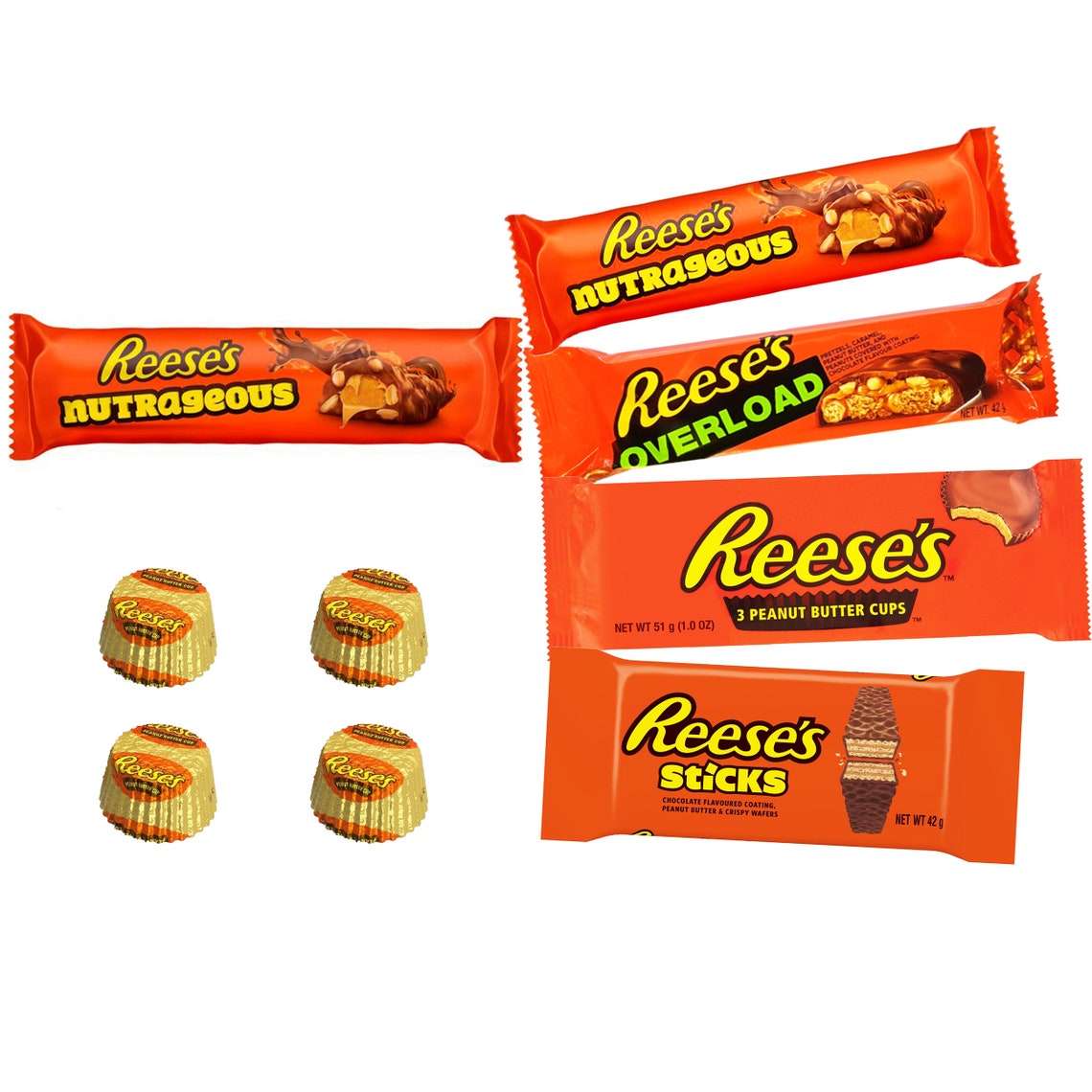 Reese's Chocolate American Candy Bars Chocolate Hamper Etsy UK