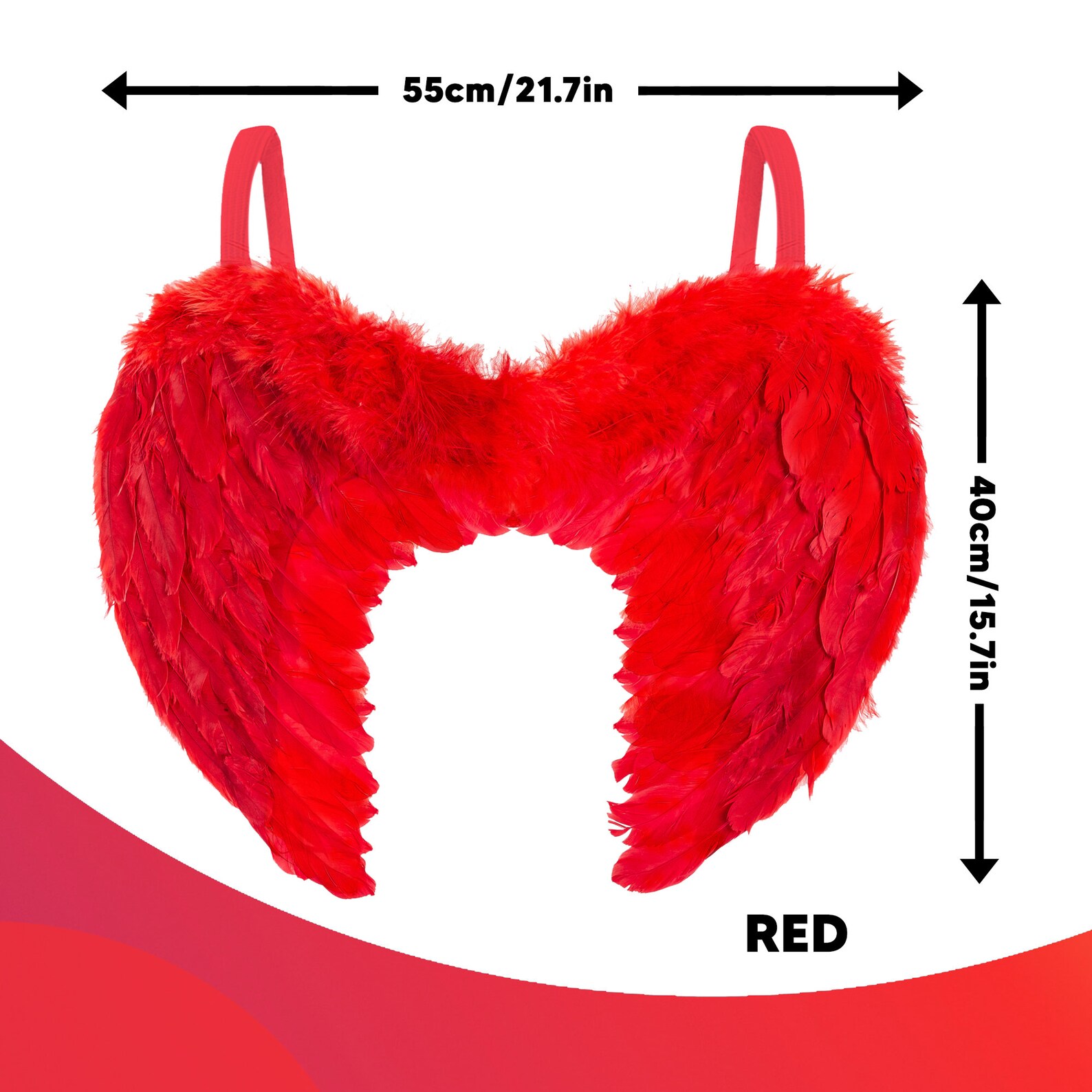 Luxury Red Angel Wings Suitable for Both Children and Adults Etsy UK