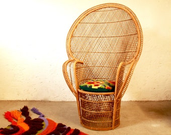 Beatrice, Vintage Peacock Chair, Italy, 1970s