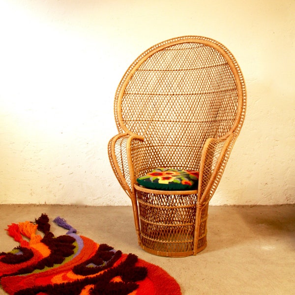 Beatrice, Vintage Peacock Chair, Italië, jaren 70