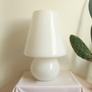Beniamina, Giant XXL Mushroom Murano Swirl Lamp, Italy, 1970s