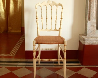 Parigina, Antique Chiavarina Chair, Italy, 1940s