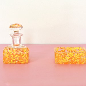 Maculato, Vintage Murano Toilet Set by La Murrina, Italy, 1970s