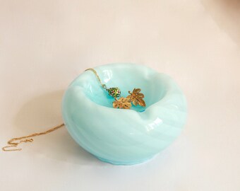 Mello, Vintage Swirl Murano Glass Catchall, Italy, 1970s