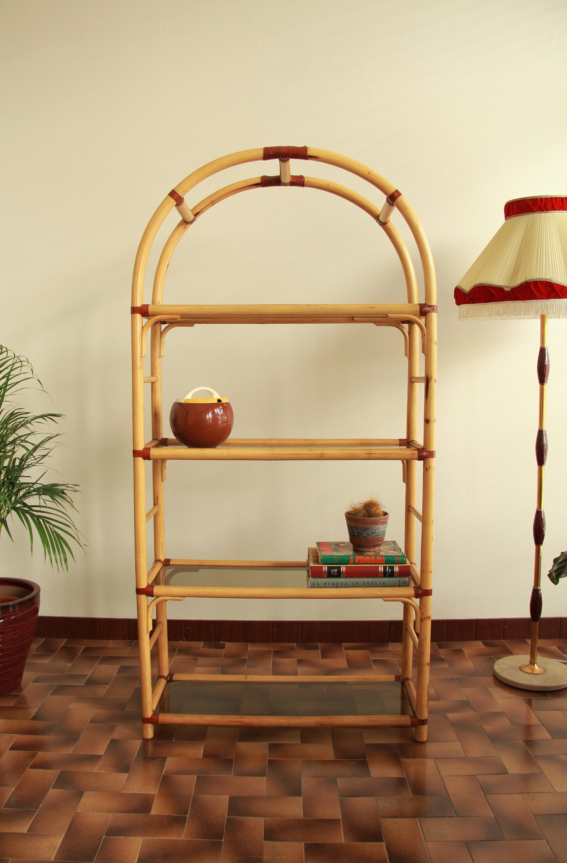 Junglebit, Bookcase Vintage, Italie, Années 1960
