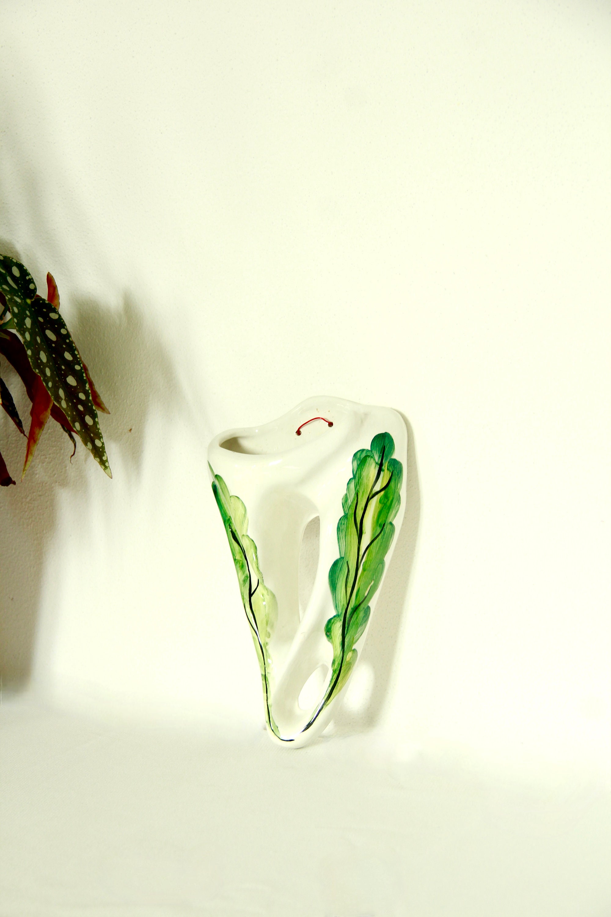 Alloro, Antique Art Deco Wall Vase/ Radiator Humidifier, Italy, 1940s ...