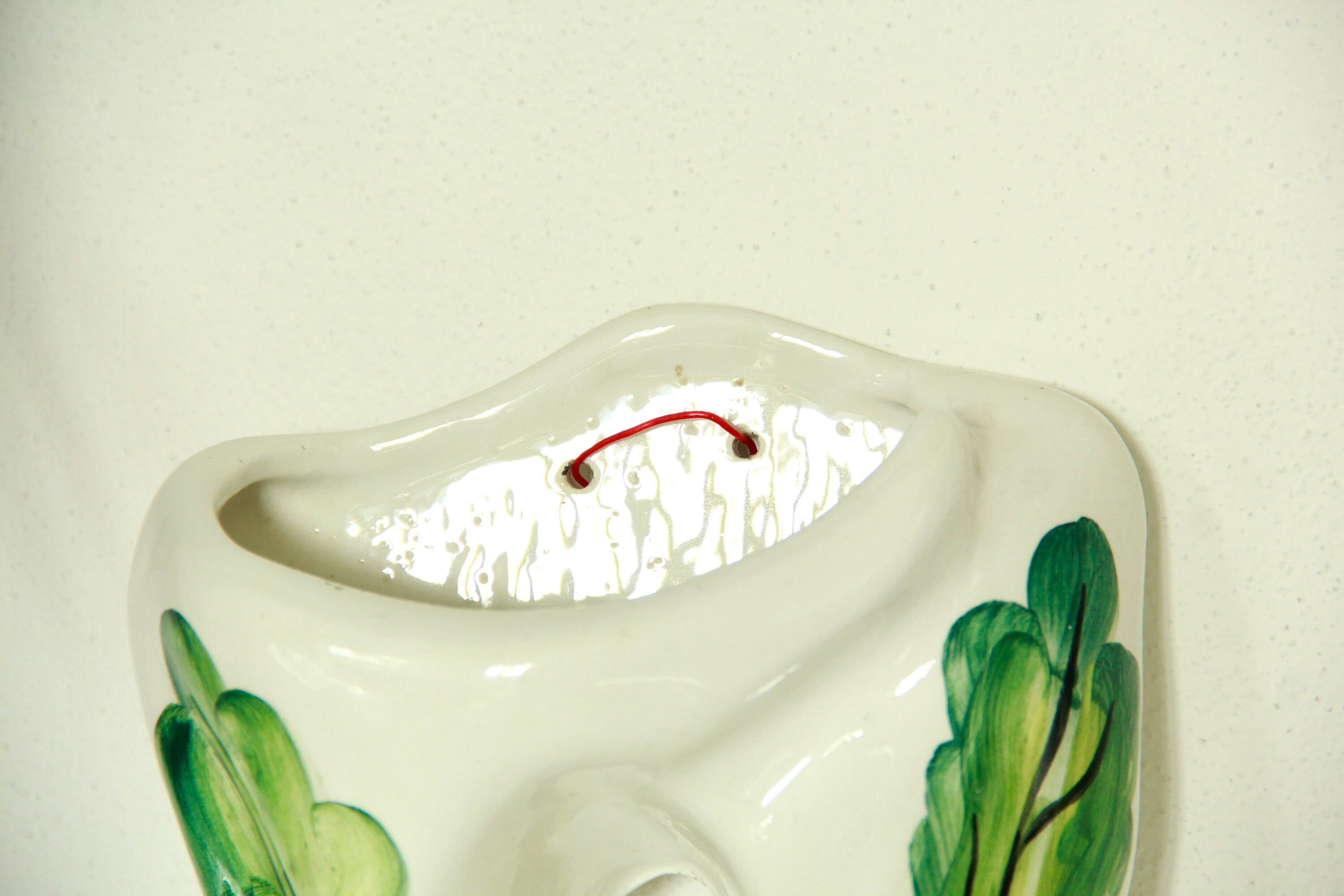 Alloro, Antique Art Deco Wall Vase/ Radiator Humidifier, Italy, 1940s ...