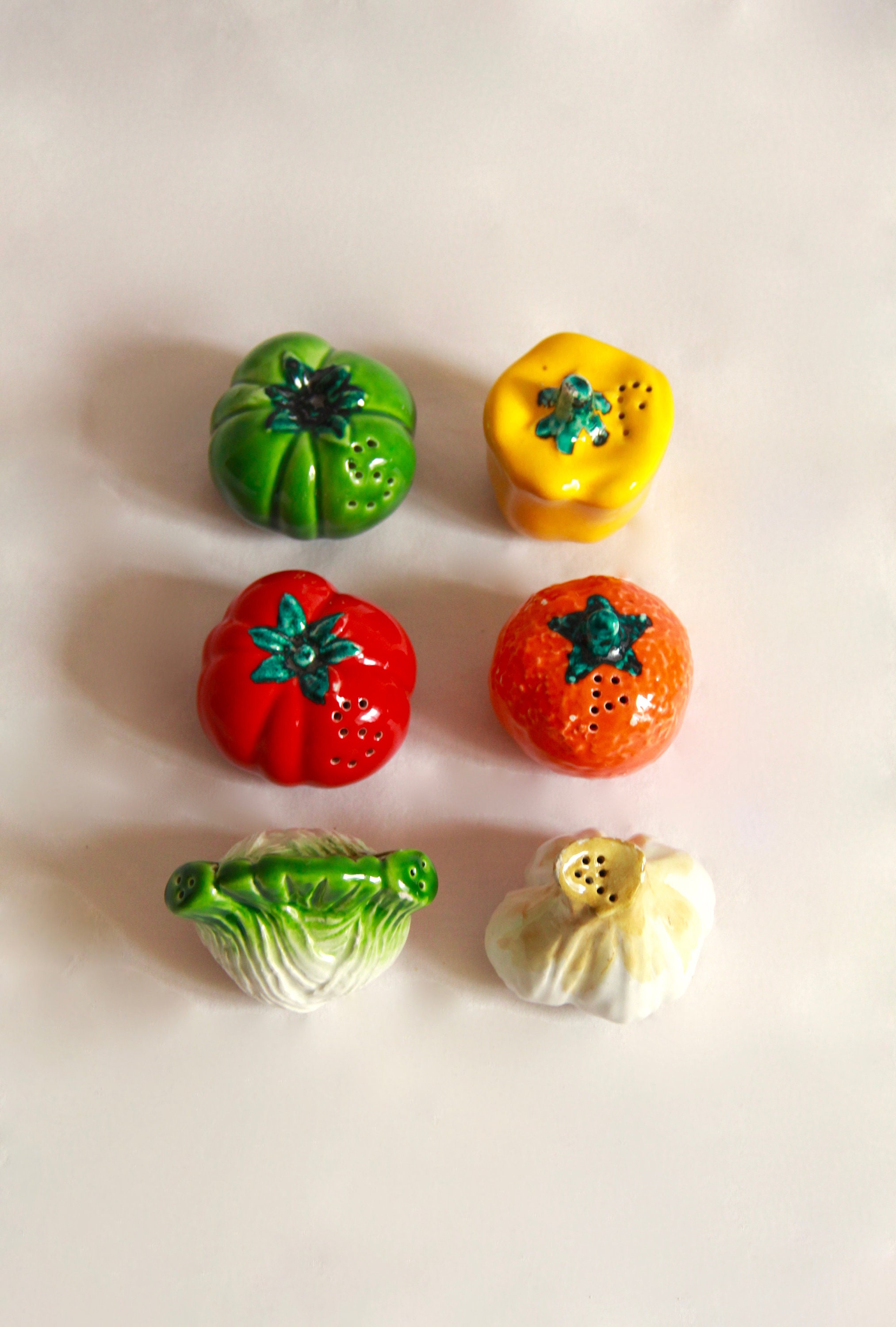 Sale e Pepe Set of 2 ceramic salt & pepper jars Italy 1970s Etsy