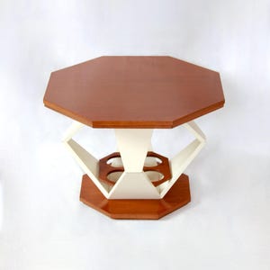 Otto, Vintage Space Age Couchtisch mit Flaschenhalter, Italien, 1970er Jahre