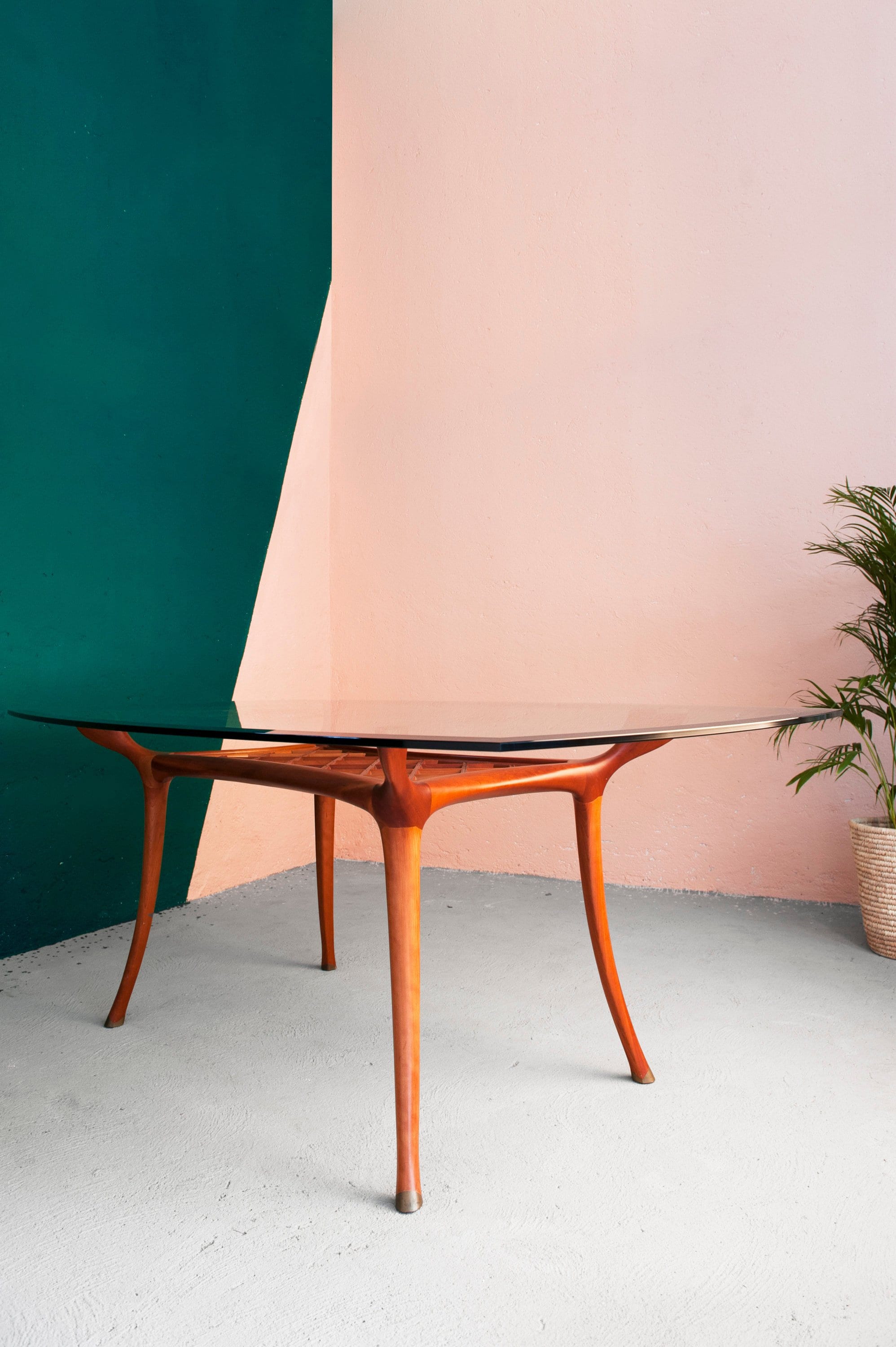 Camarillo Brillo, Table Italienne de Roberto Lazzeroni Pour Ceccotti Collezioni, 1989